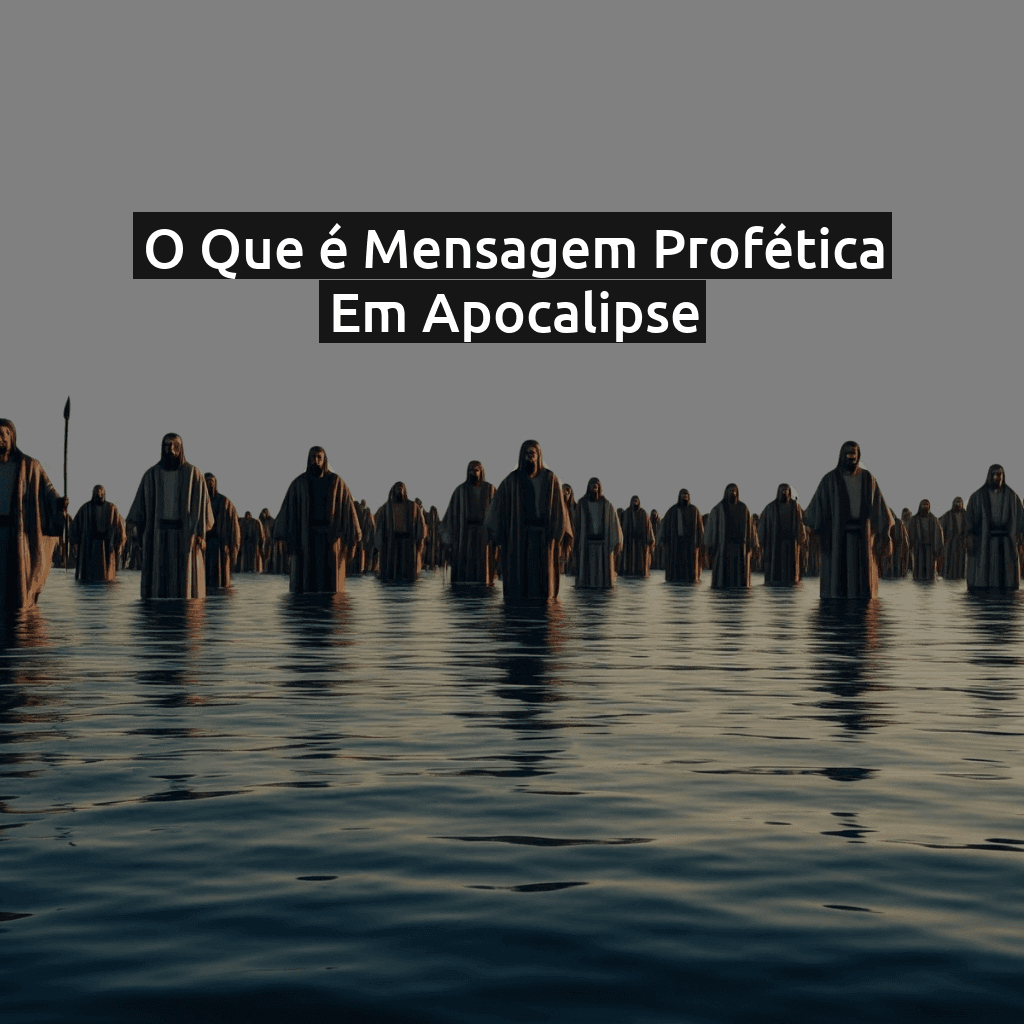 O Que é Mensagem Profética Em Apocalipse - Significado E Interpretação