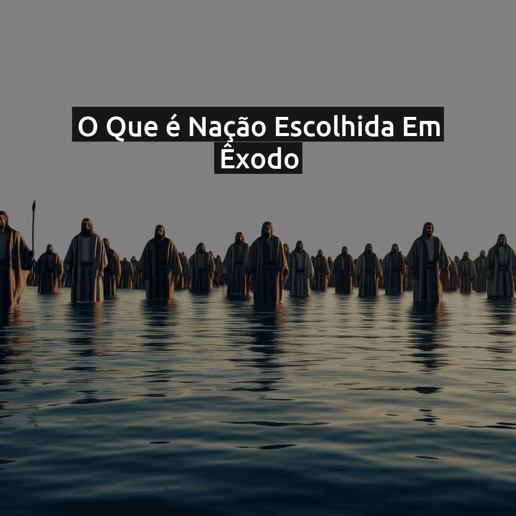 O Que é Nação Escolhida Em Êxodo - Significado E Importância