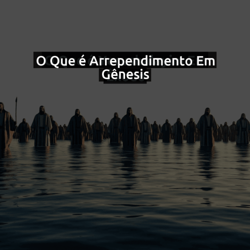 O que é Arrependimento em Gênesis