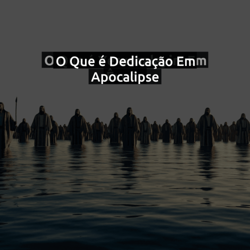 O que é Dedicação em Apocalipse