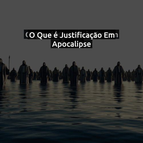 O que é Justificação em Apocalipse