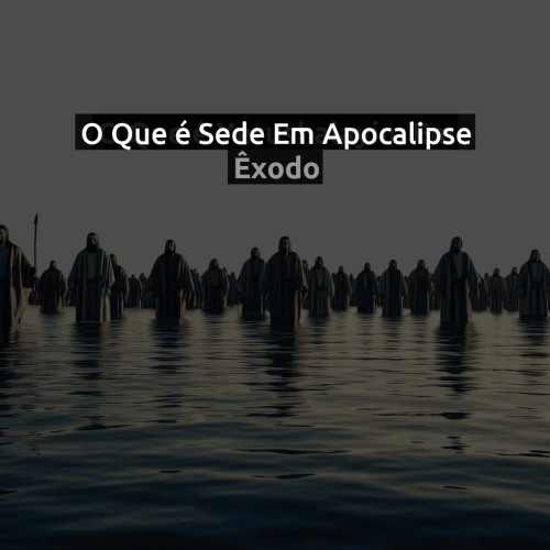 O que é Sede em Apocalipse