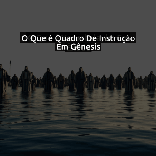 O que é Quadro de Instrução em Gênesis