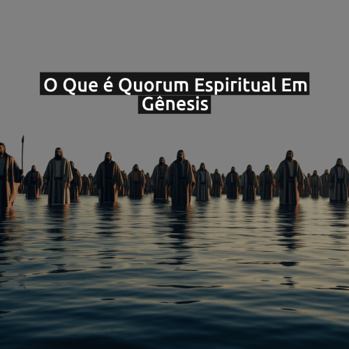 O que é Quorum Espiritual em Gênesis