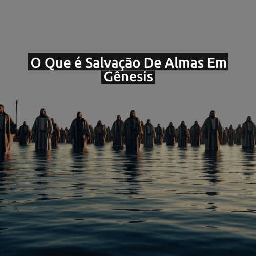 O que é Salvação de Almas em Gênesis