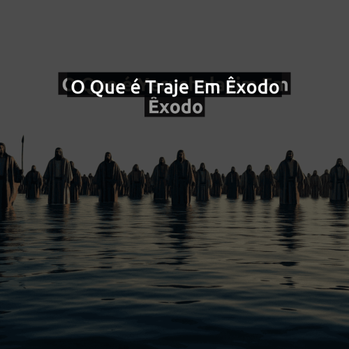 O que é Traje em Êxodo